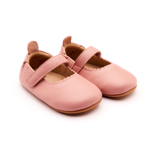 Old Soles 0095R Glam Gab baby leather shoe in Kiss with classic detail