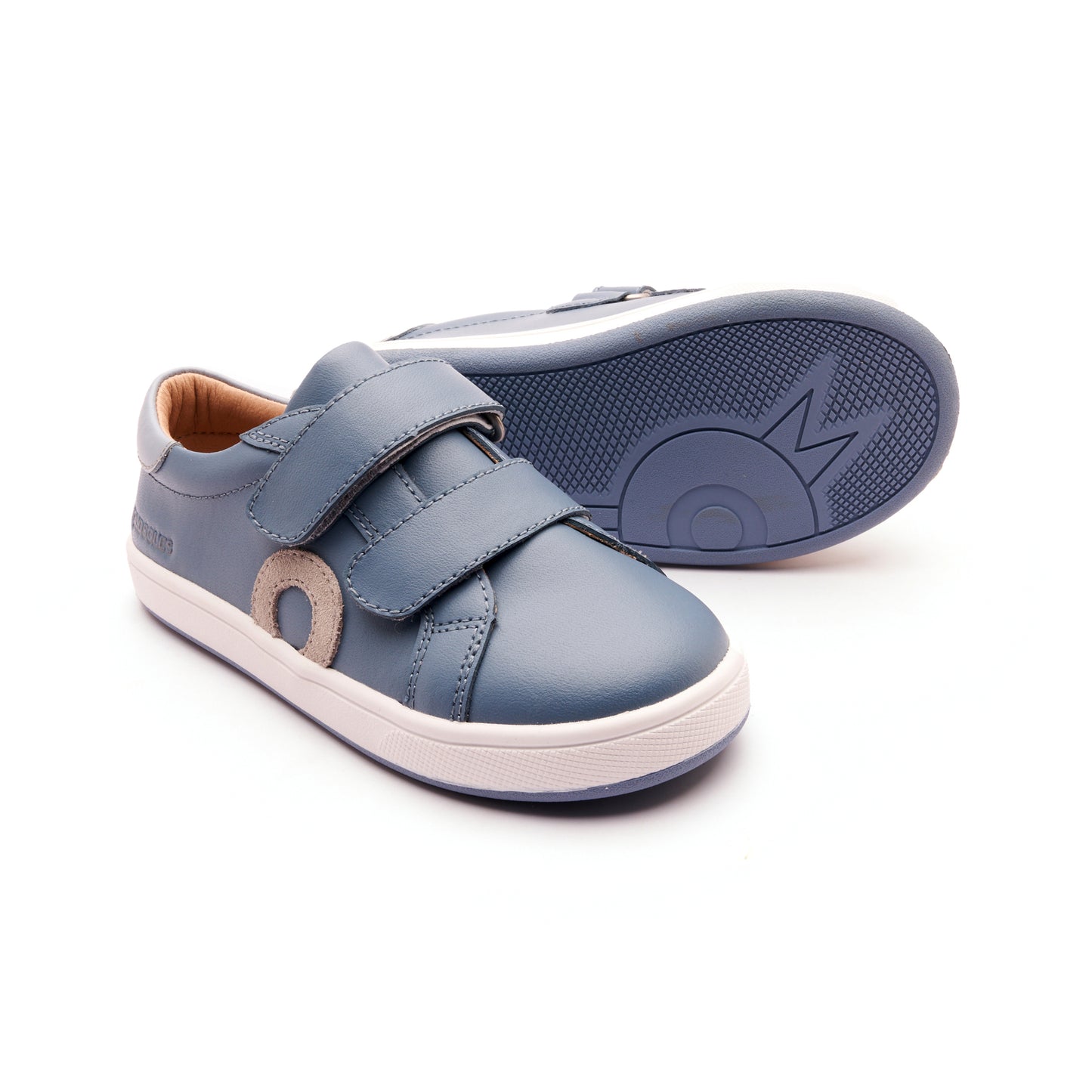 Old Soles 1018 Oldsoles Kix kids leather sneaker with sporty detail