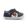 Navy / Tan Suede / Size 19