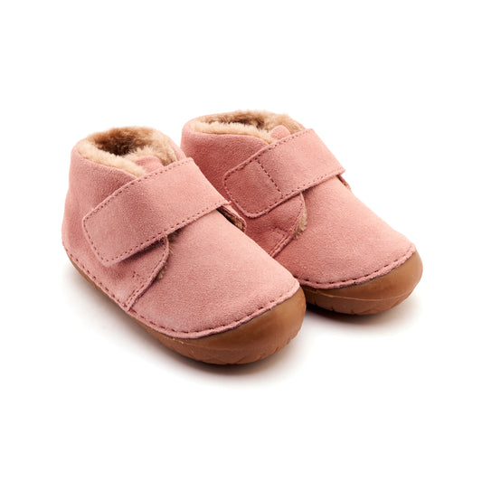 Old Soles 4124 Shloofy Pave kids leather shoe in Kiss with soft sole detail