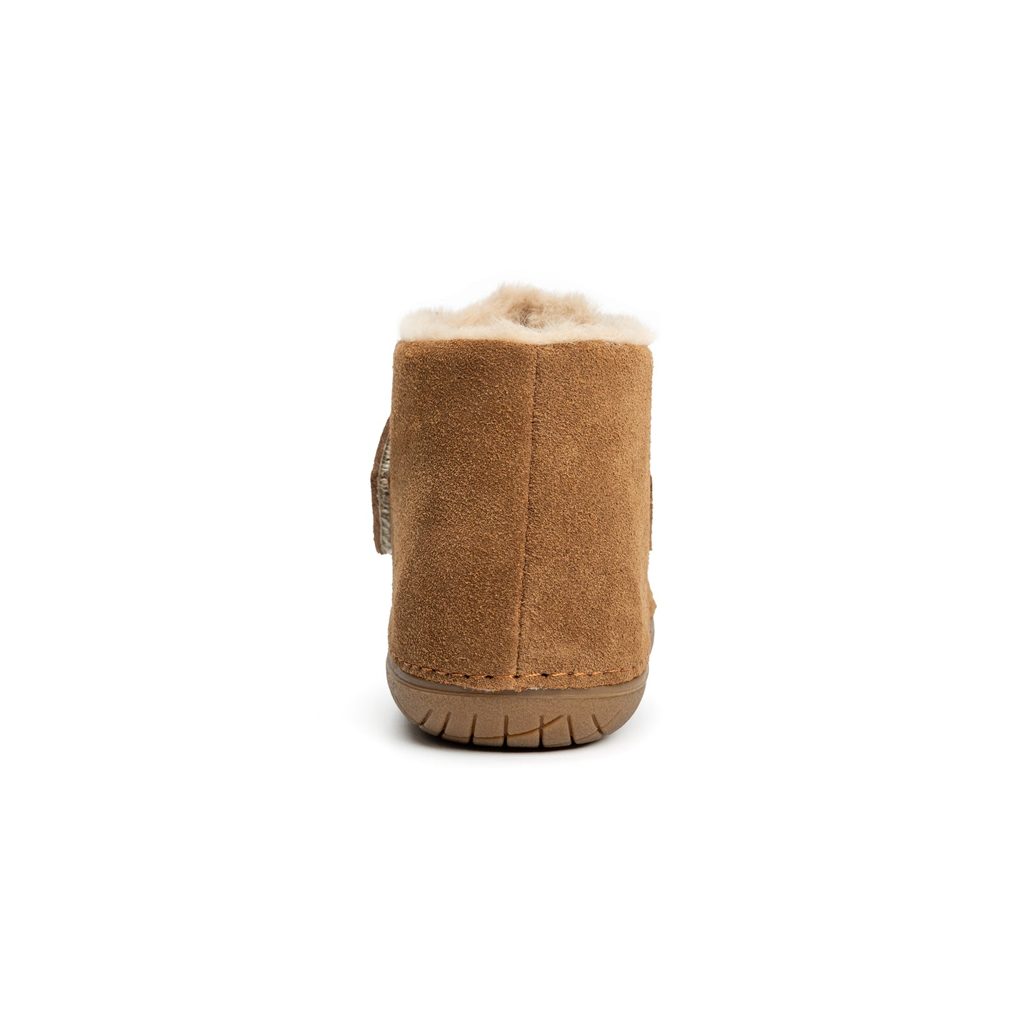 Old Soles 4124 Shloofy Pave kids leather shoe in Tan Suede with soft sole detail