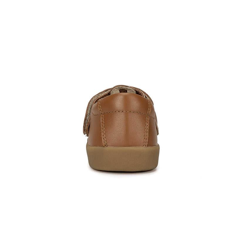 Old Soles 5057 Coolin-Off kids leather shoe in Tan with classic detail