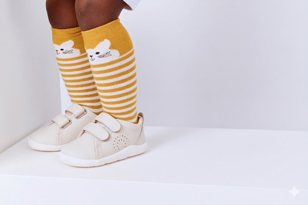 Old Soles 8056 Little Tot kids leather shoe in Sporco with velcro strap detail