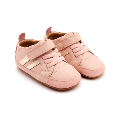 Old Soles 0049RT Low Roller Shoe baby leather shoe in Dalia and Gold with classic detail