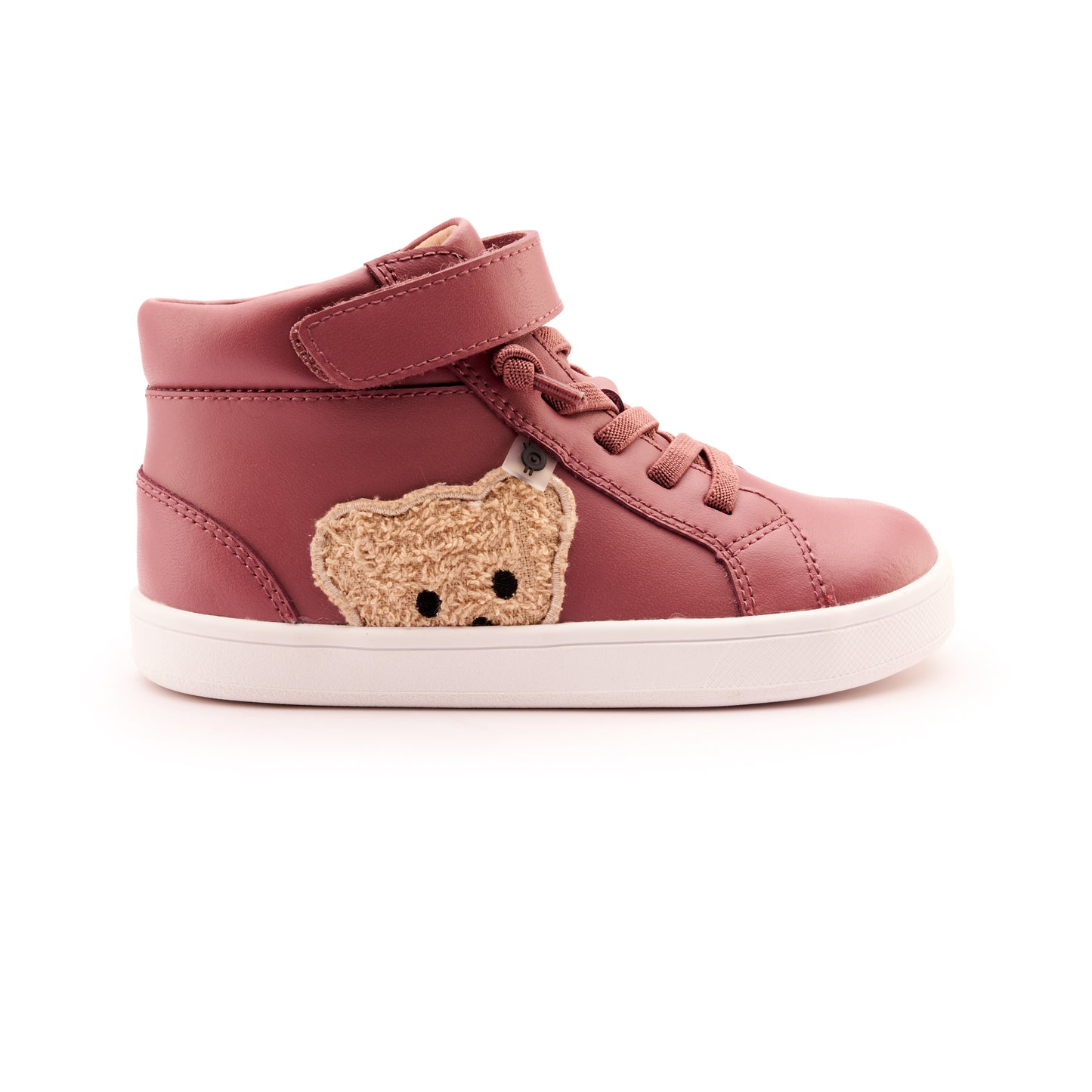 Old Soles 1009 Ted's Sneaks kids leather shoe in Malva and Natural with classic detail
