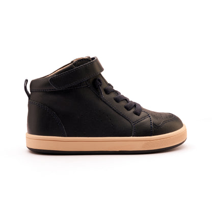 Old Soles 1030 The Skill kids leather shoe in Marino with sporty detail
