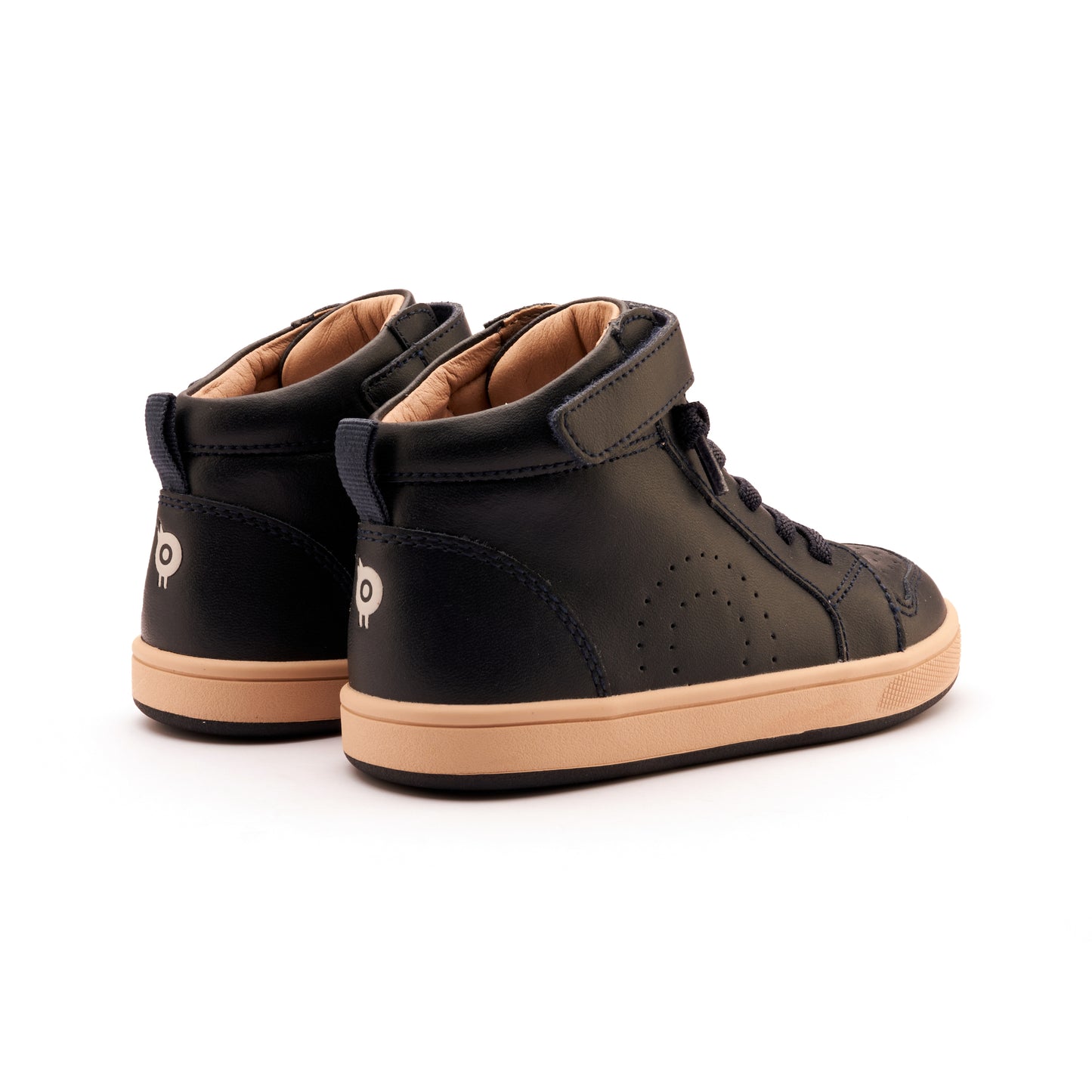 Old Soles 1030 The Skill kids leather shoe in Marino with sporty detail