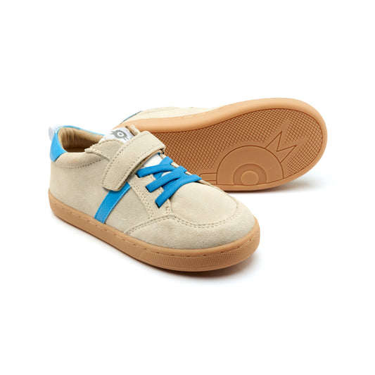 Old Soles 1066 Urban Road kids leather sneaker in Sporco Suede and Malibu with classic detail