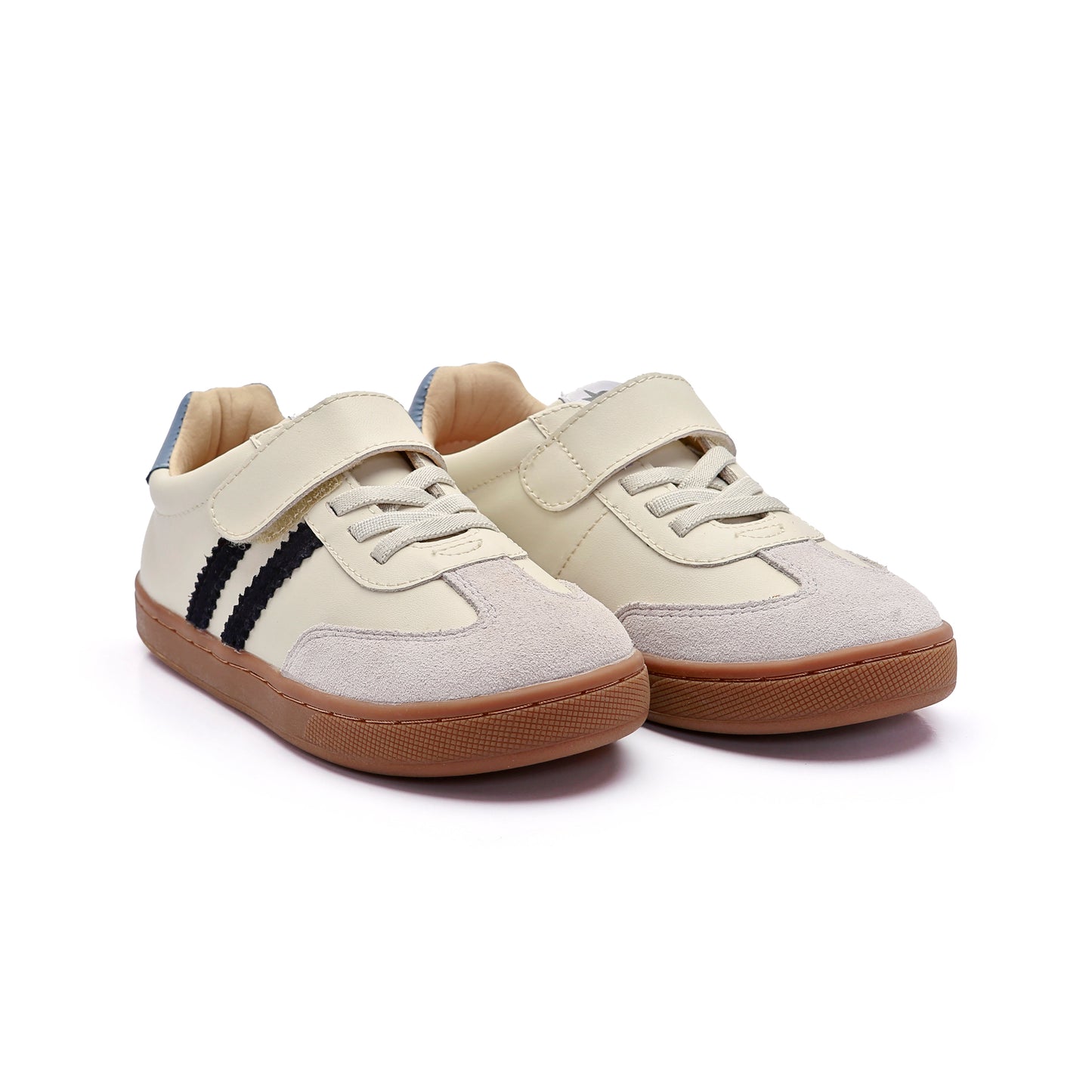 Old Soles 1083 Ace Runner kids leather sneaker in Sporco with sporty detail