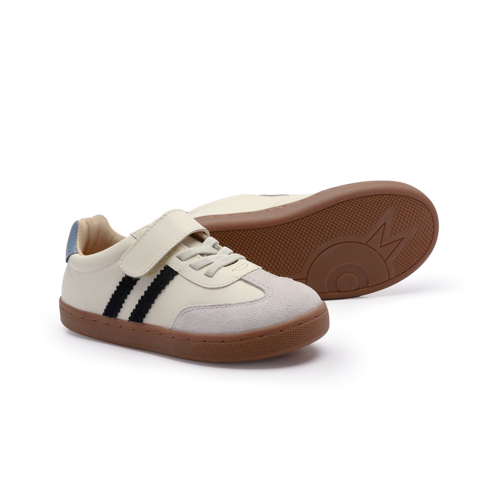 Old Soles 1083 Ace Runner kids leather sneaker in Sporco with sporty detail