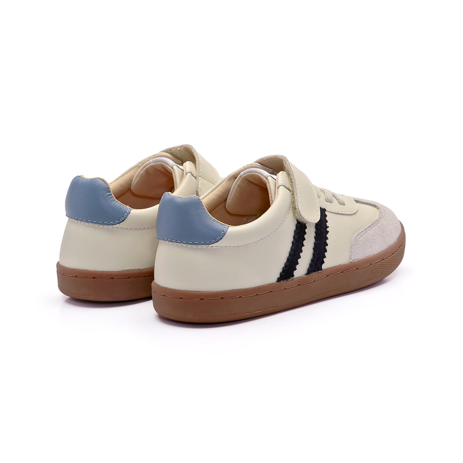 Old Soles 1083 Ace Runner kids leather sneaker in Sporco with sporty detail
