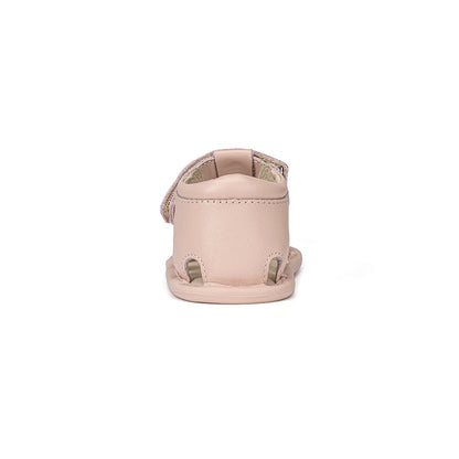 Old Soles 3008 Waves Sandal kids leather sandal in Powder Pink with open toe detail