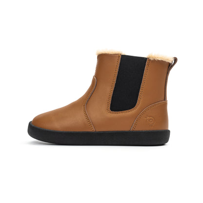 Old Soles 315 Rider Boot kids leather boot in Tan with classic detail