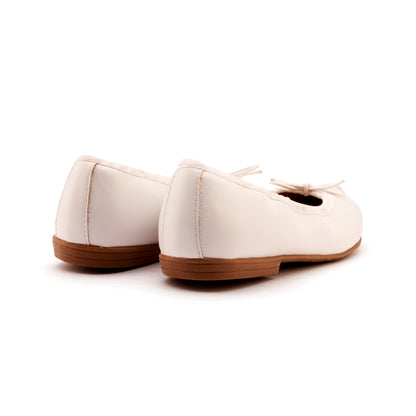 Old Soles 400 Brule Shoe kids leather shoe in Snow with classic detail