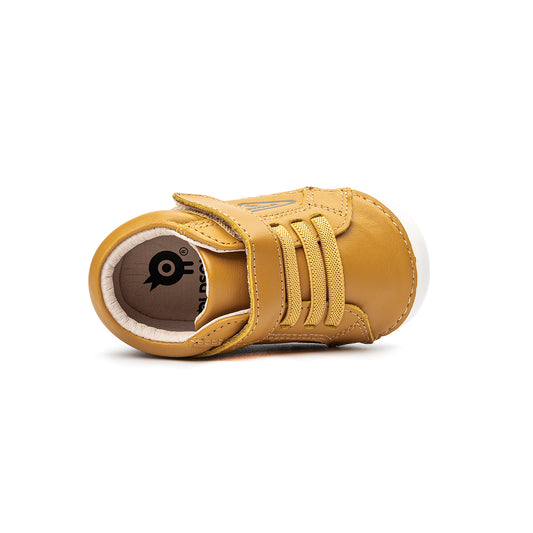 Old Soles 4096 Sensa Pave kids leather shoe in Yema and Gris with pave detail