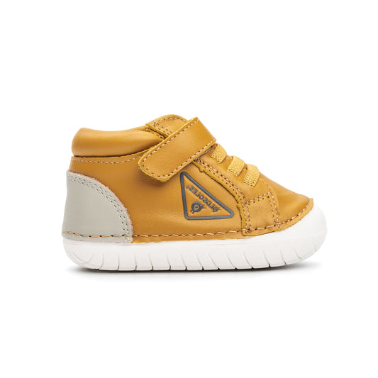 Old Soles 4096 Sensa Pave kids leather shoe in Yema and Gris with pave detail