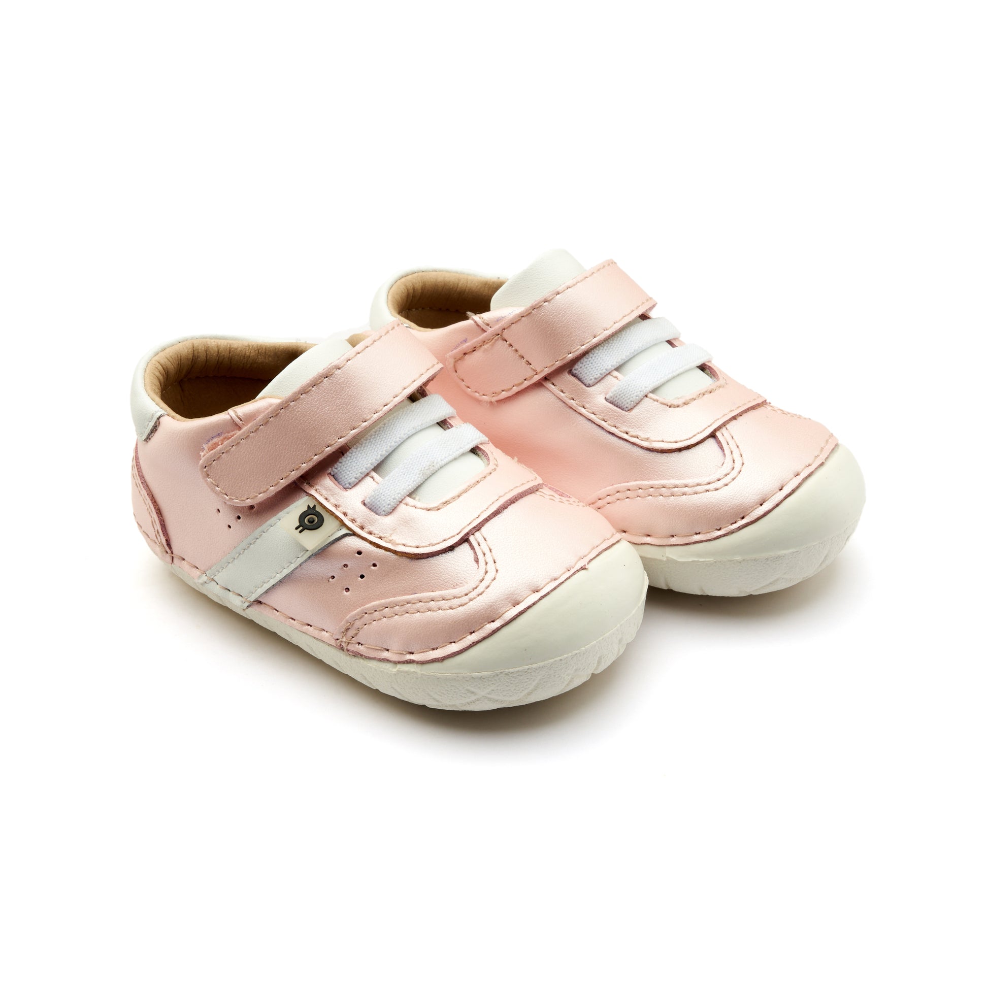 Old Soles 4100 Roady Pave kids leather sneaker in Nacardo Dalia and Snow with pave detail