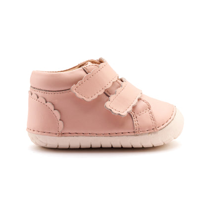 Old Soles 4127 Pave Shade kids leather shoe in Snow and Snow with pave detail