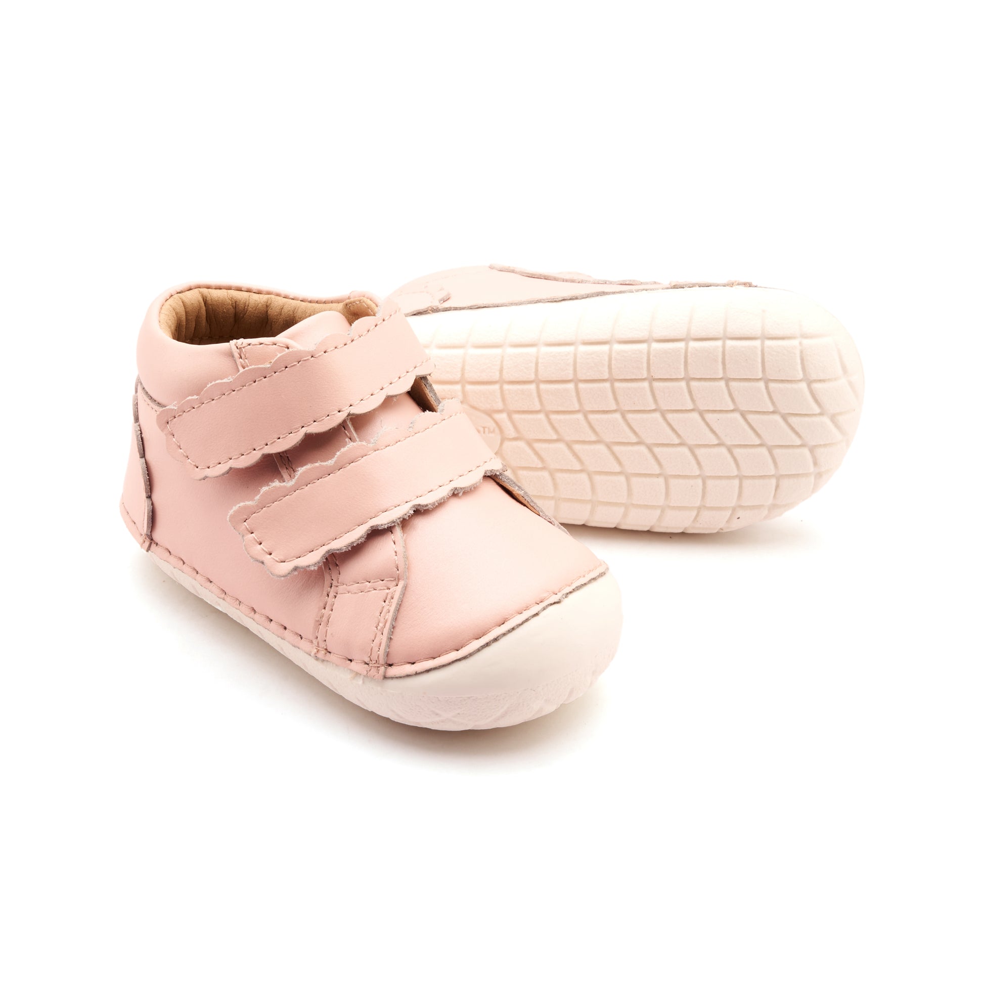 Old Soles 4127 Pave Shade kids leather shoe in Snow and Snow with pave detail
