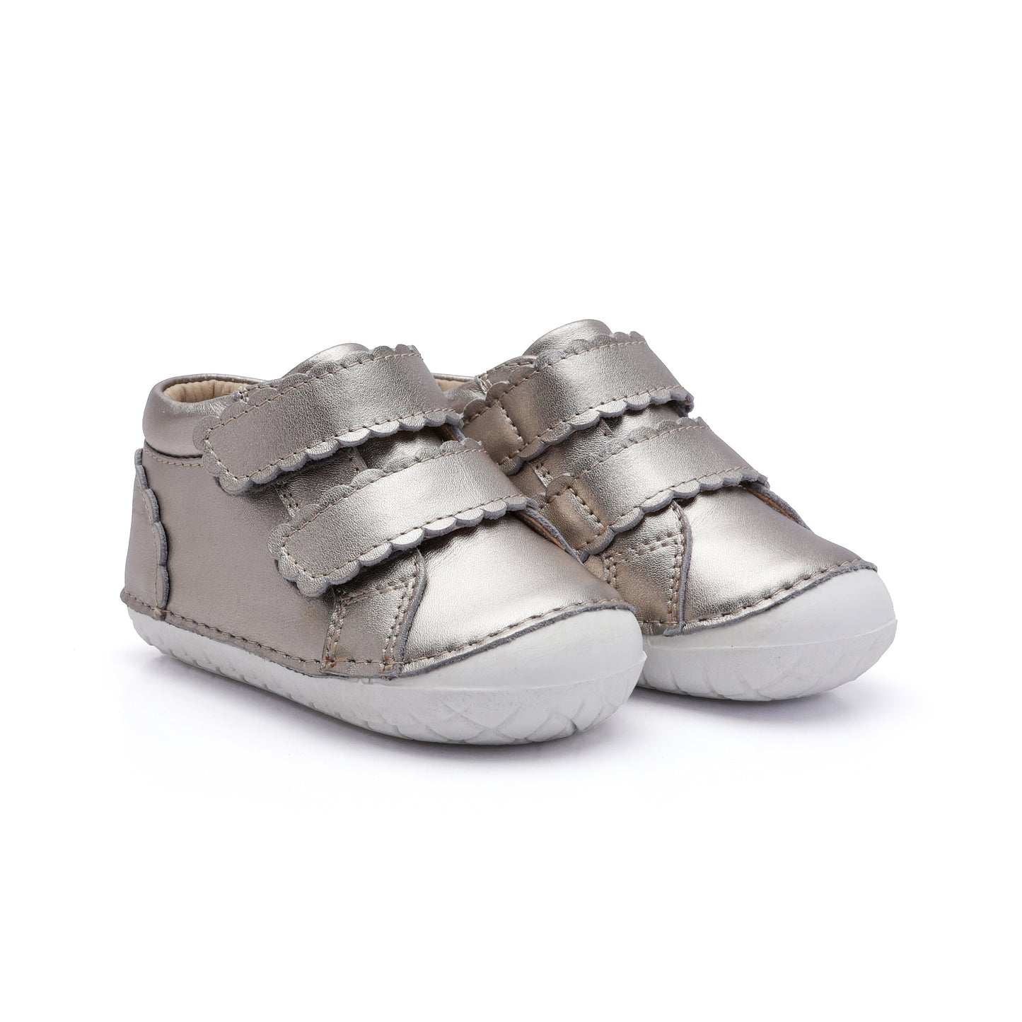 Old Soles 4127 Pave Shade kids leather shoe in Millet Gold with pave detail