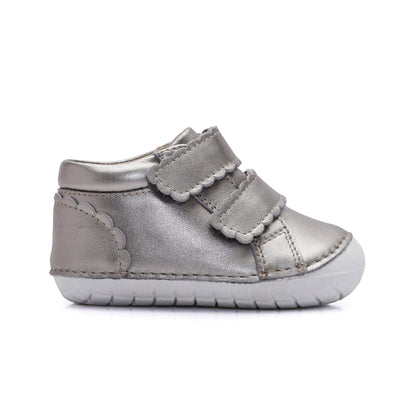 Old Soles 4127 Pave Shade kids leather shoe in Millet Gold with pave detail