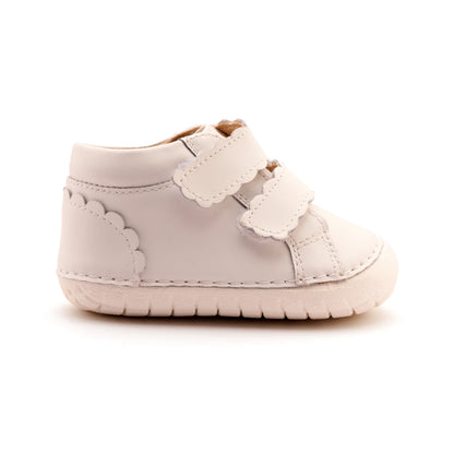 Old Soles 4127 Pave Shade kids leather shoe in Snow and Snow