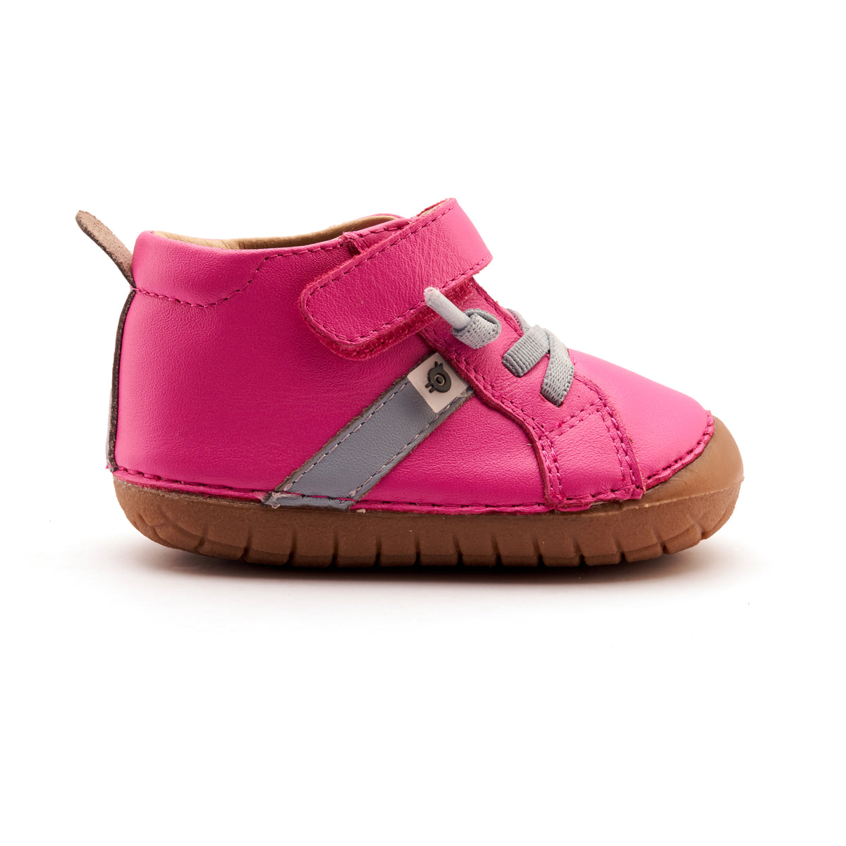 Old Soles 4129 Roadway Pave kids leather shoe in Rosy and Dusty Blue
