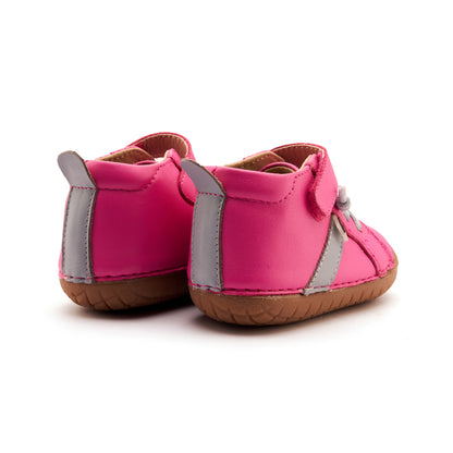 Old Soles 4129 Roadway Pave kids leather shoe in Rosy and Dusty Blue