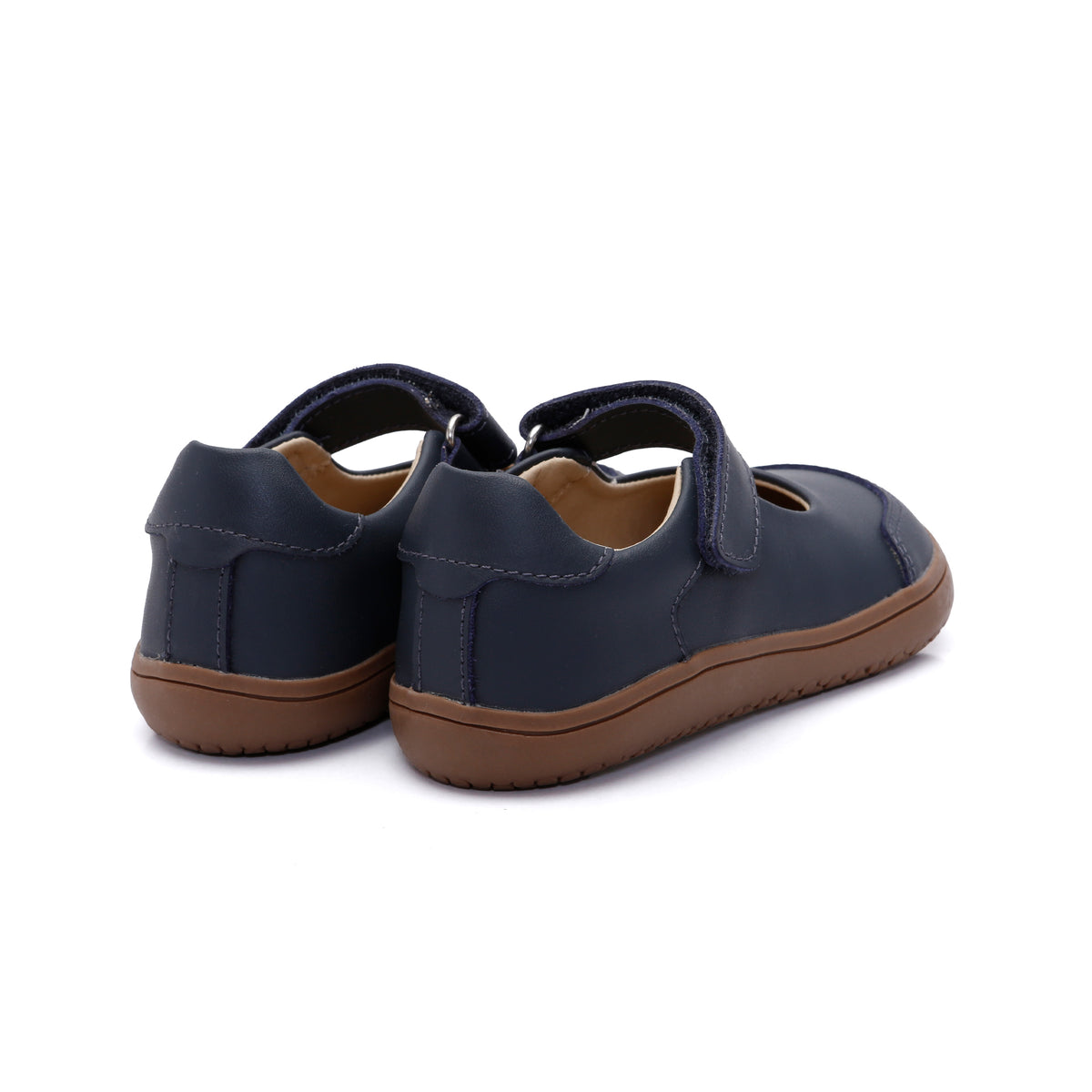 Old Soles 6505 Fit Jane kids leather shoe in Navy