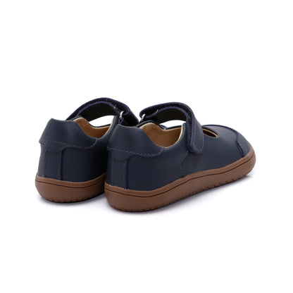 Old Soles 6505 Fit Jane kids leather shoe in Navy