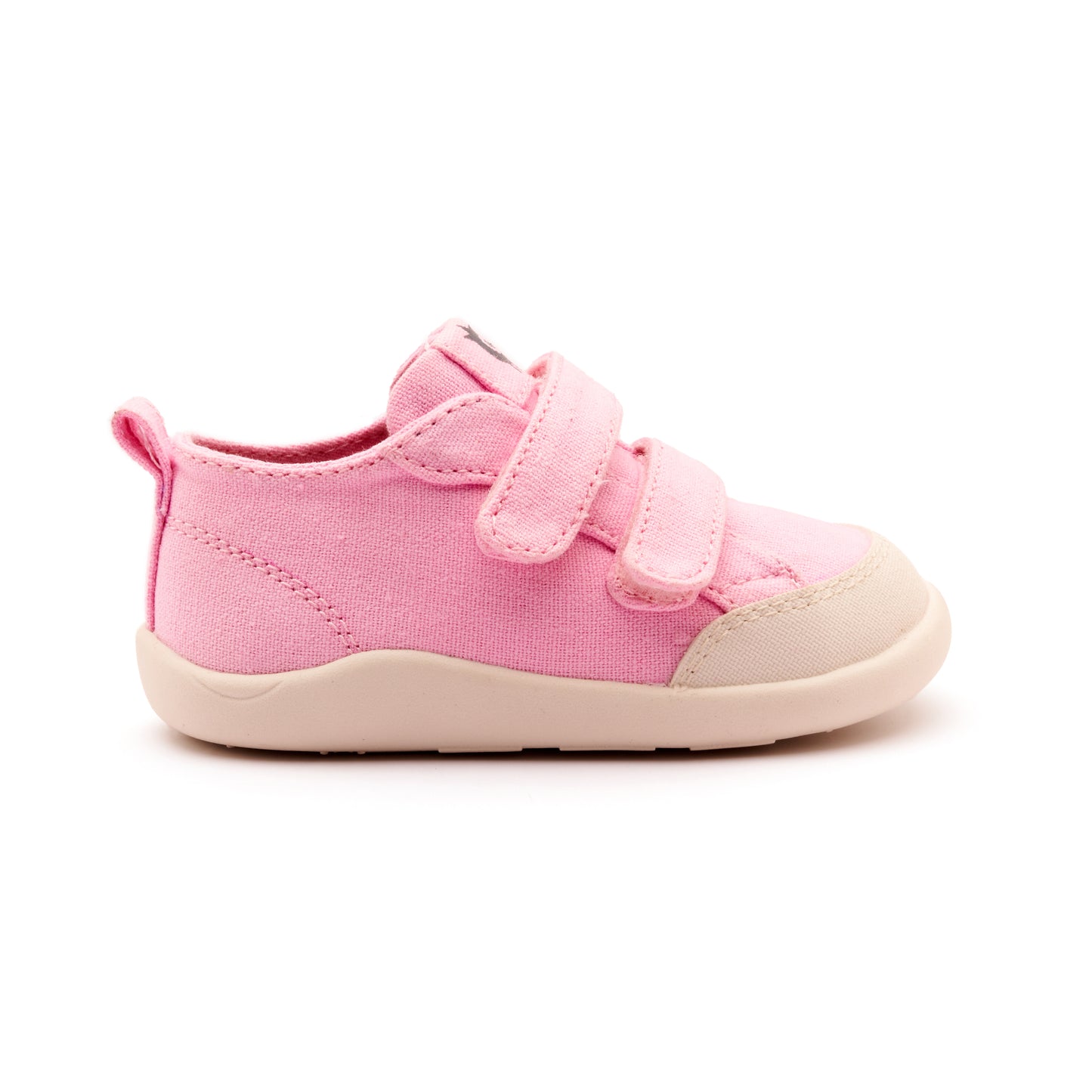 Old Soles 8058 Salty Ground kids leather shoe in Light Pink, Sporco, and Sporco Sole with rubber sole detail