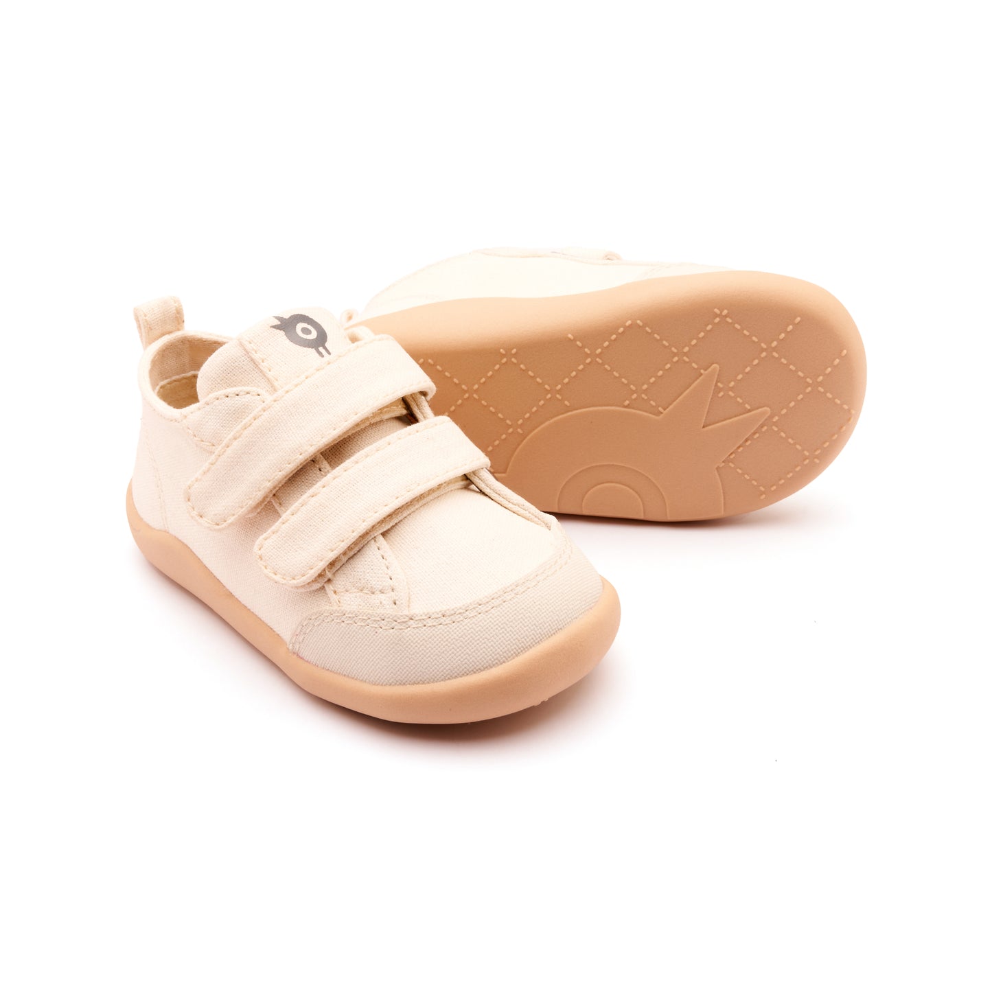 Old Soles 8058 Salty Ground kids leather shoe in Natural, Sporco, and Light Gum Sole with rubber sole detail