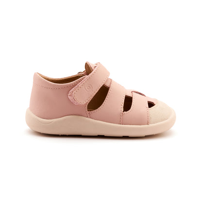 Old Soles 8075 Fresco Ground kids leather shoe in Nacardo Dalia and Sporco with rubber sole detail