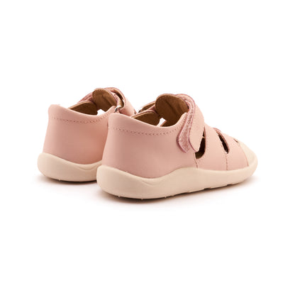 Old Soles 8075 Fresco Ground kids leather shoe in Nacardo Dalia and Sporco with rubber sole detail