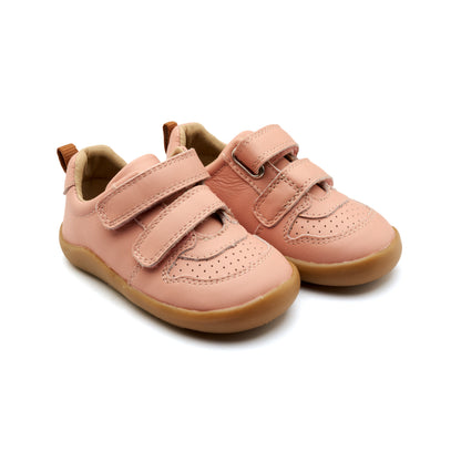 Old Soles 8102 7-Days Ground kids leather shoe in Cipria with rubber sole detail