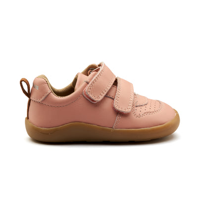 Old Soles 8102 7-Days Ground kids leather shoe in Cipria with rubber sole detail