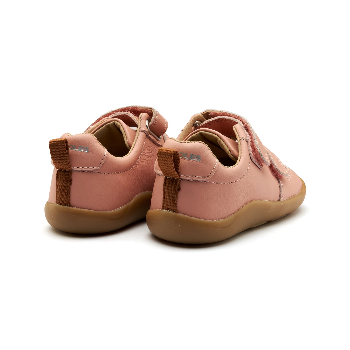 Old Soles 8102 7-Days Ground kids leather shoe in Cipria with rubber sole detail