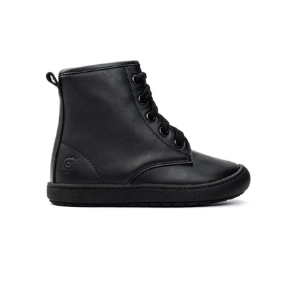 Old Soles 9005 Swagger kids leather shoe in Black with classic detail