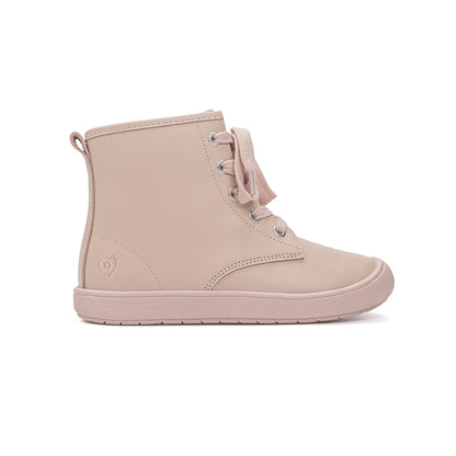 Old Soles 9005 Swagger kids leather shoe in Powder Pink with classic detail
