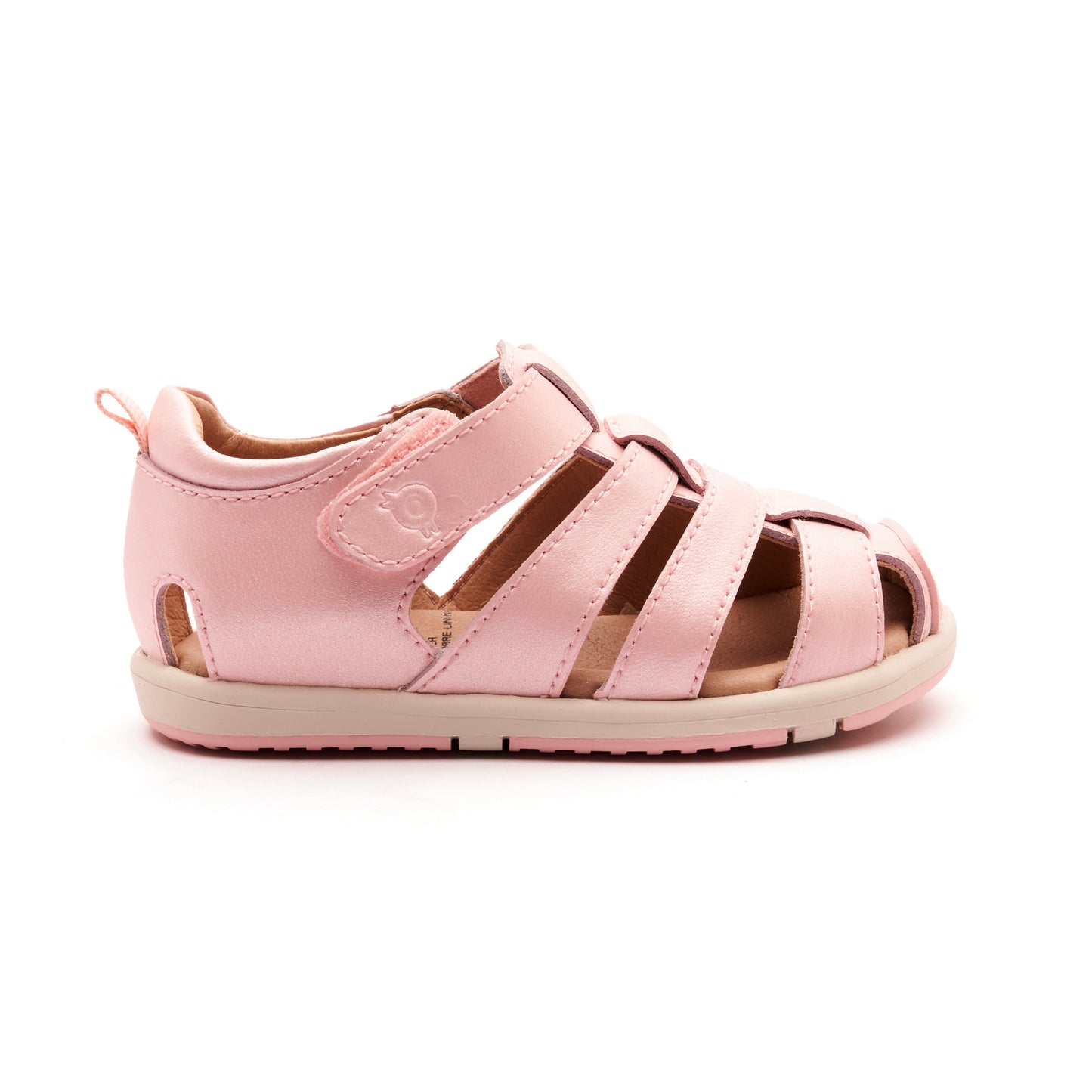 Old Soles 9502 Surf Sandal kids leather sandal in Nacardo Dalia and Sporco Nacardo Dalia Sole with open toe detail
