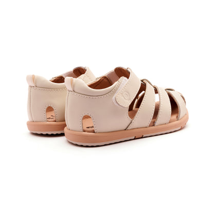 Old Soles 9502 Surf Sandal kids leather sandal in Sporco and Natural Sporco Sole with open toe detail